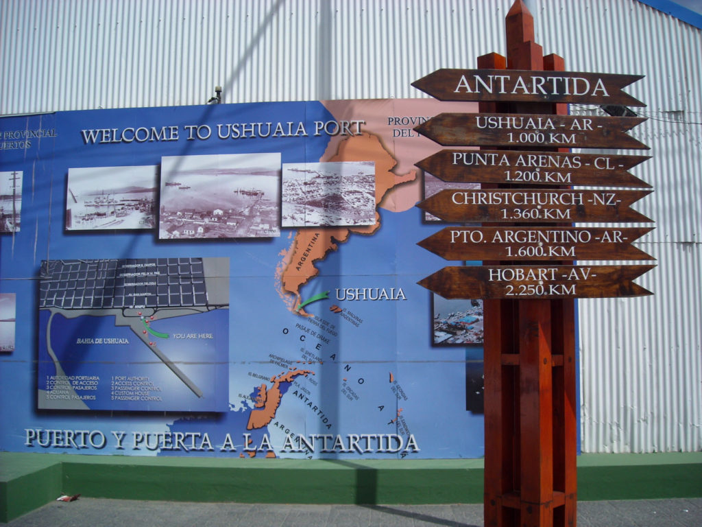 Signpost, Ushuaia, Argentina