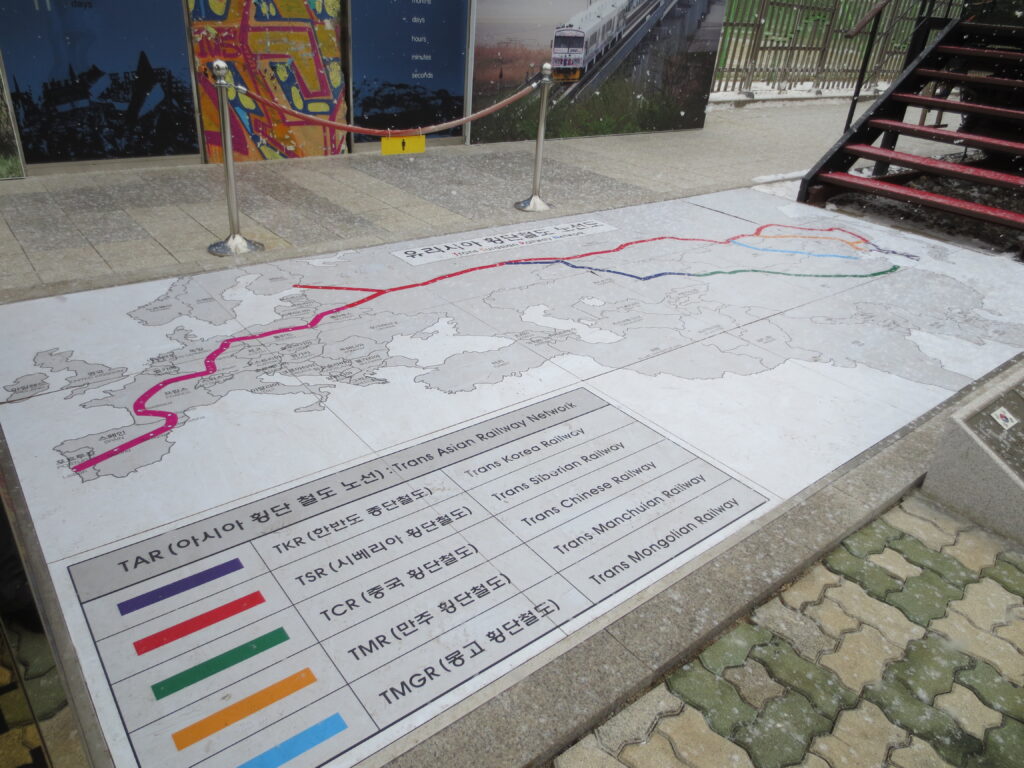 Railway map, Dorasan station