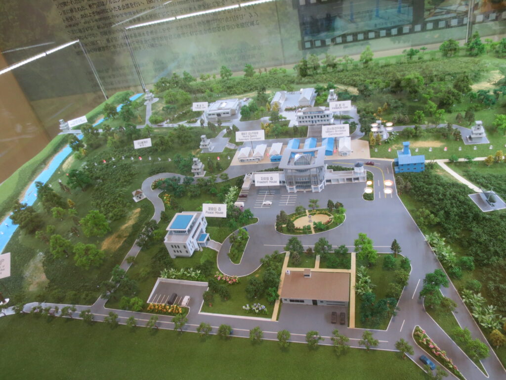 Model of the Joint Security Area, Korean DMZ