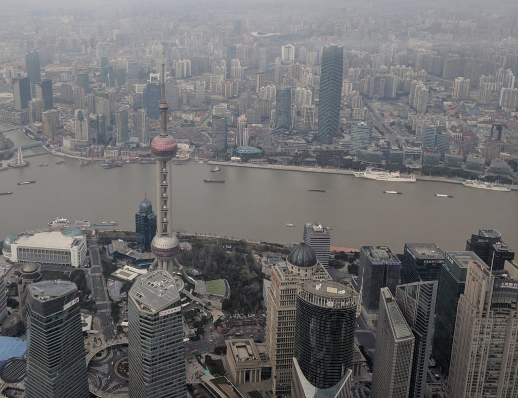 ChinJif ferry docked in Shanghai