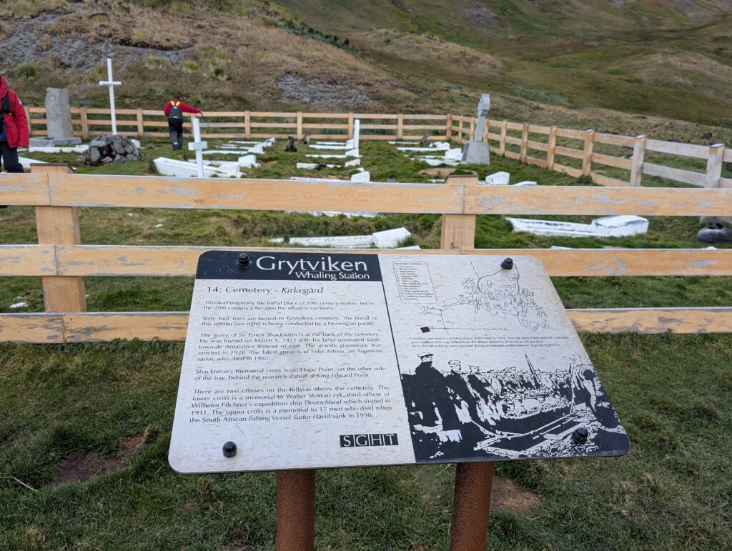 Grytviken Cemetery marker