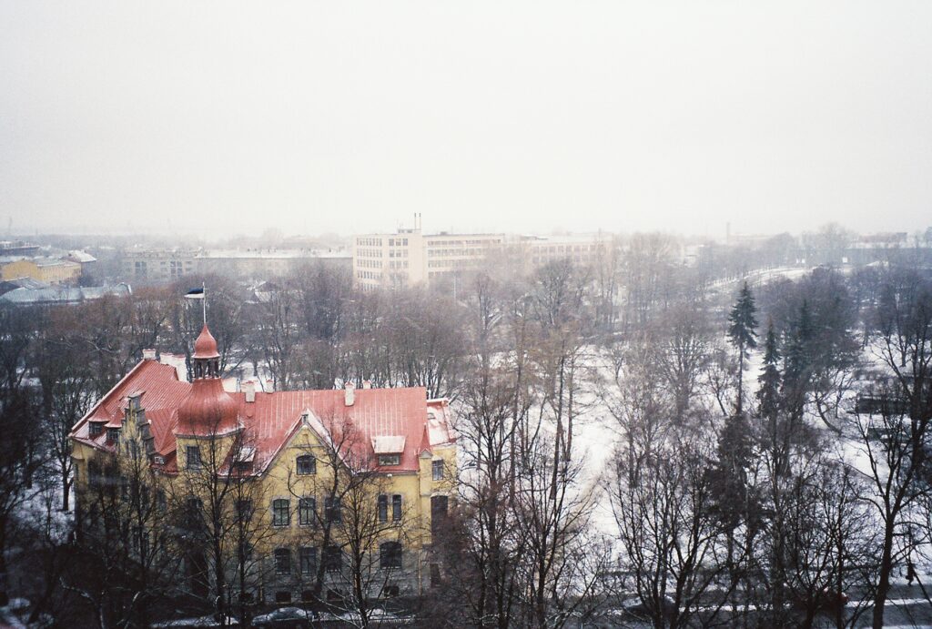 Tallinn in the snow