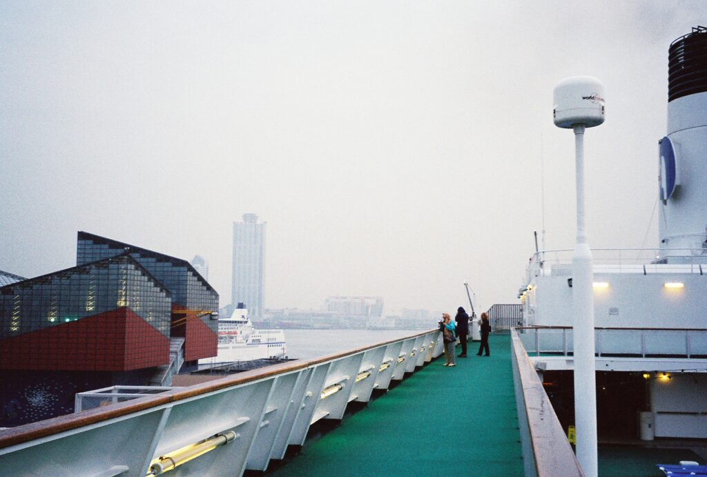 Sailing out of Osaka