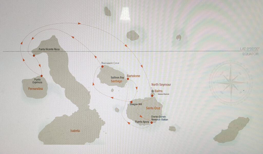 Galapagos itinerary