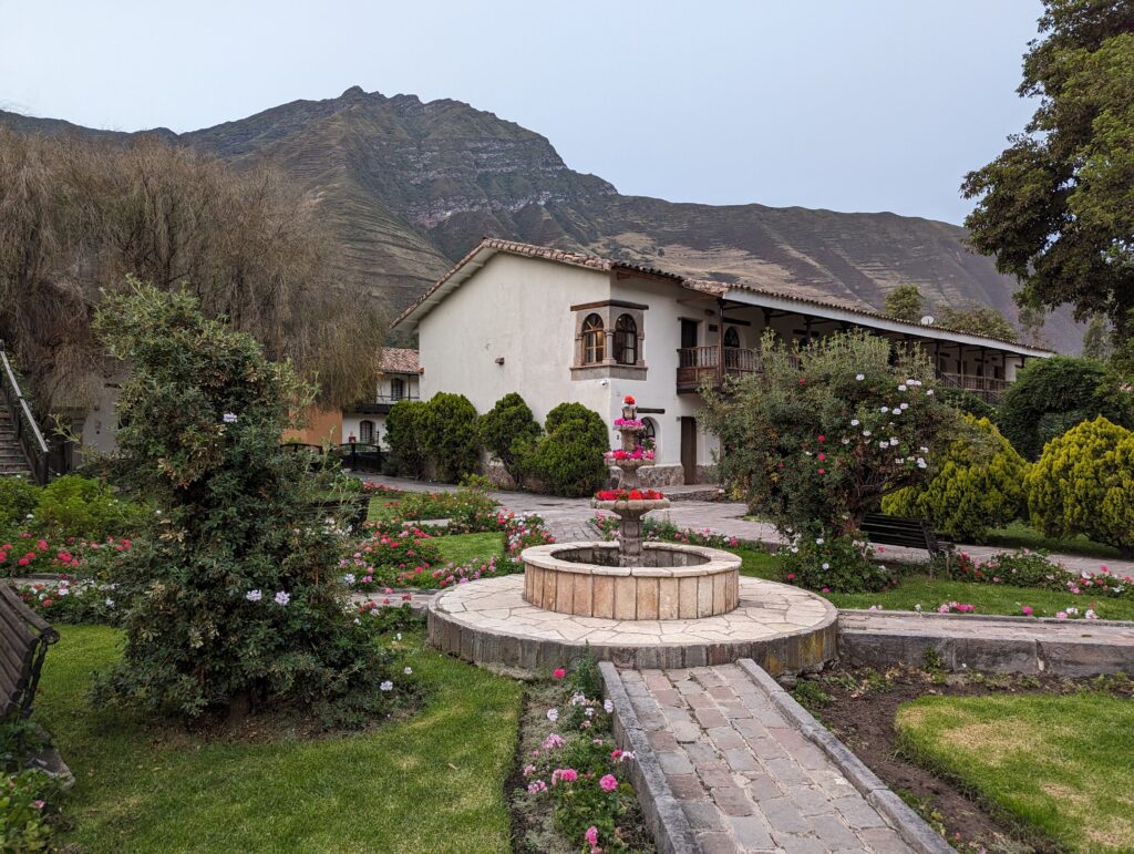 Hotel courtyard, Posadas del Inca Yucay