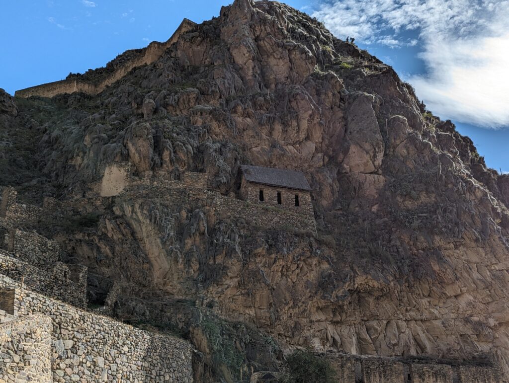Incan granaries, Ollantaytambo valley
