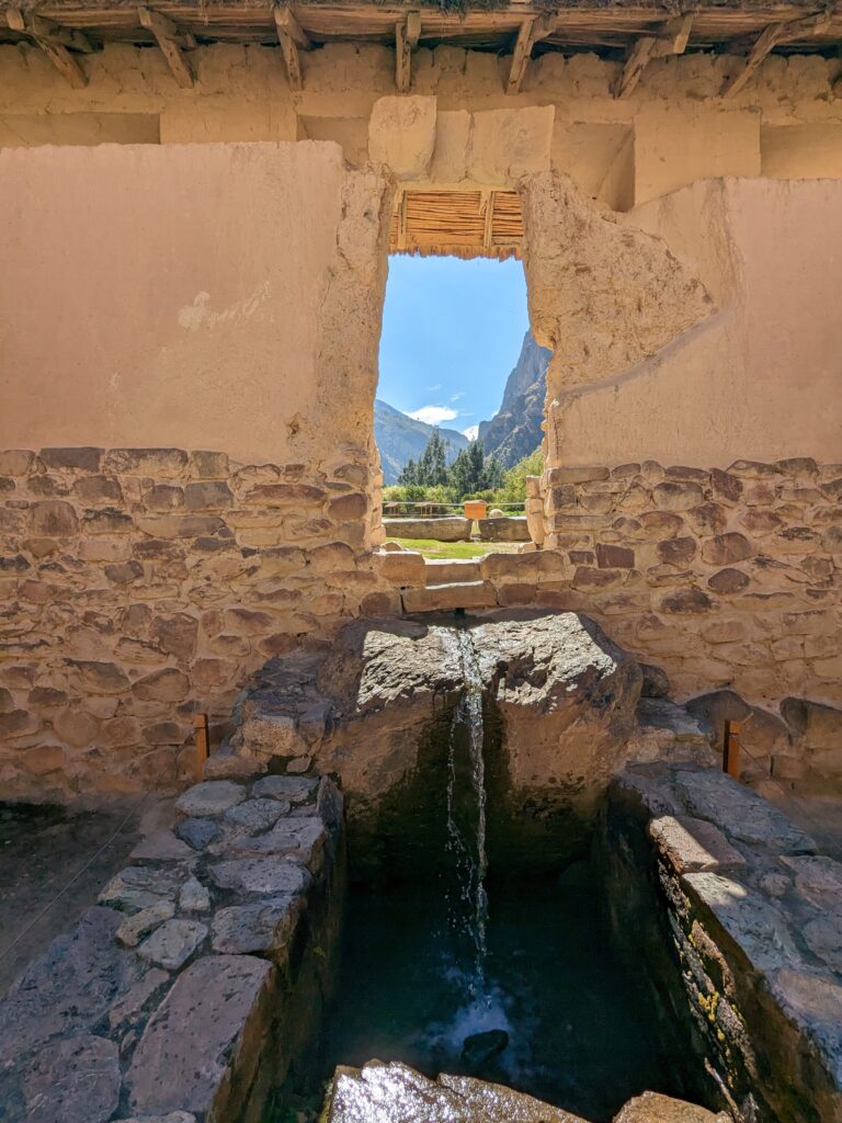 Ollantaytambo Princesses bath