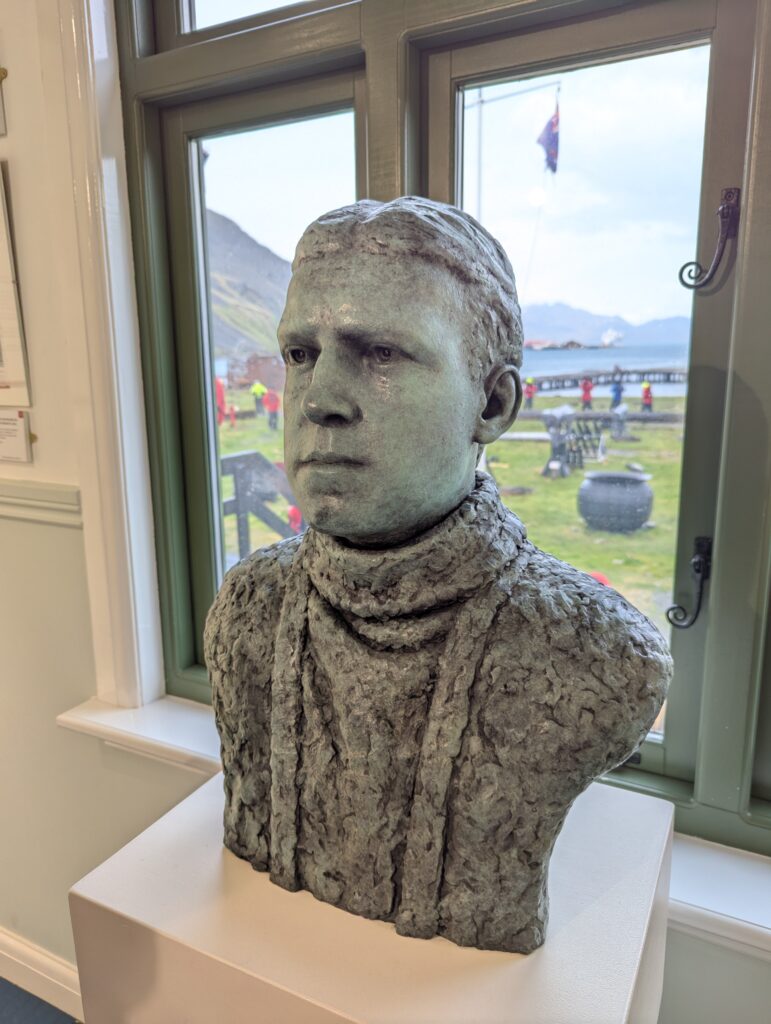 Shackleton bust, Grytviken