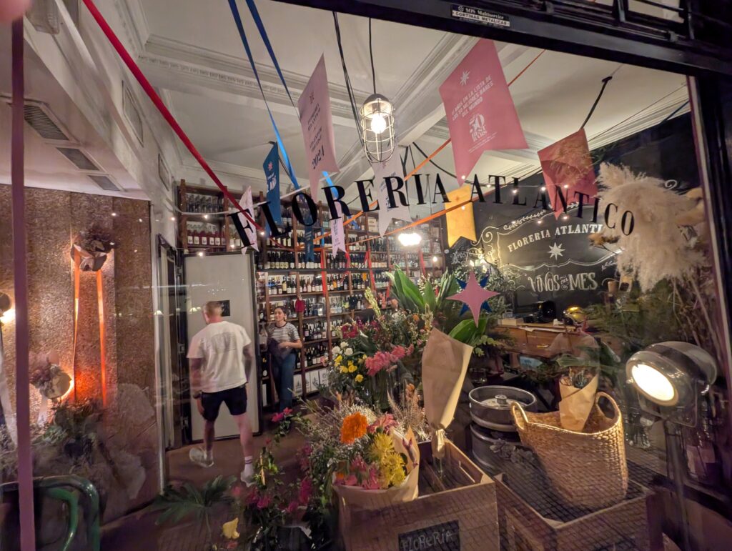 The hidden door into Floreria Atlantico