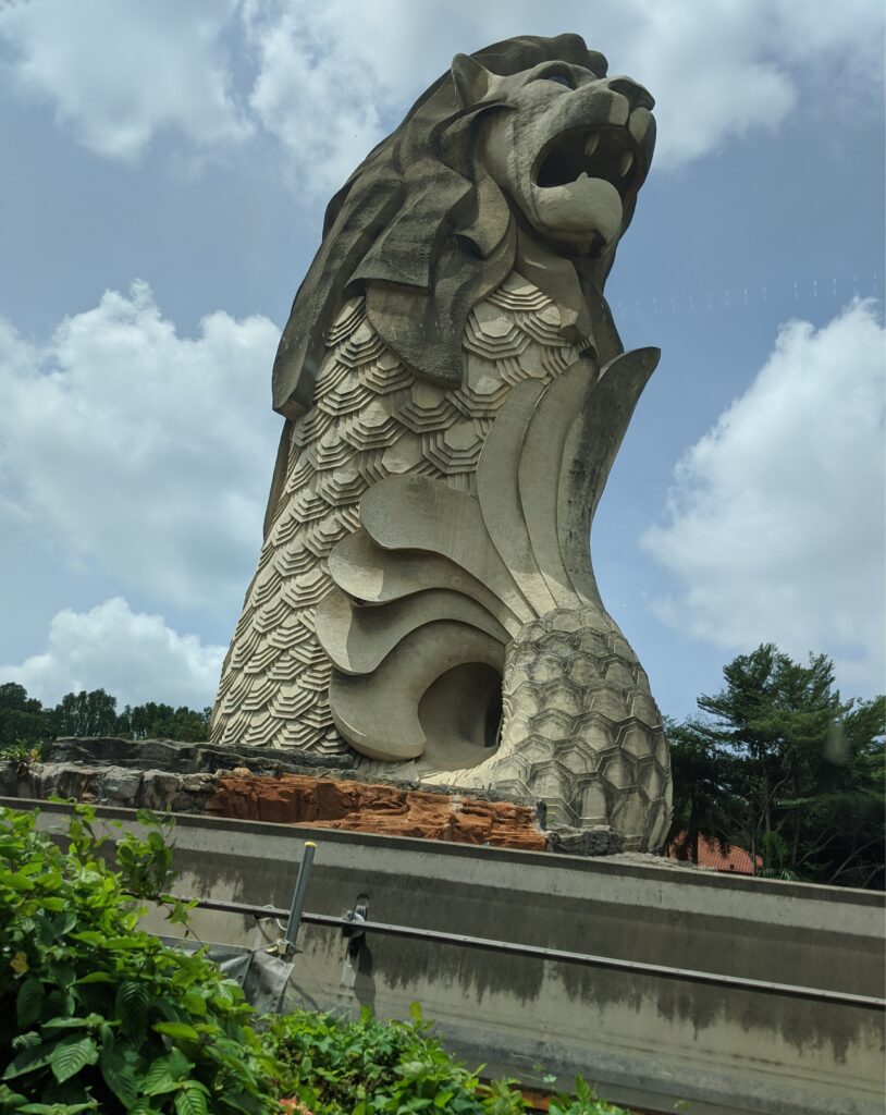 Merlion, symbol of Singaporea