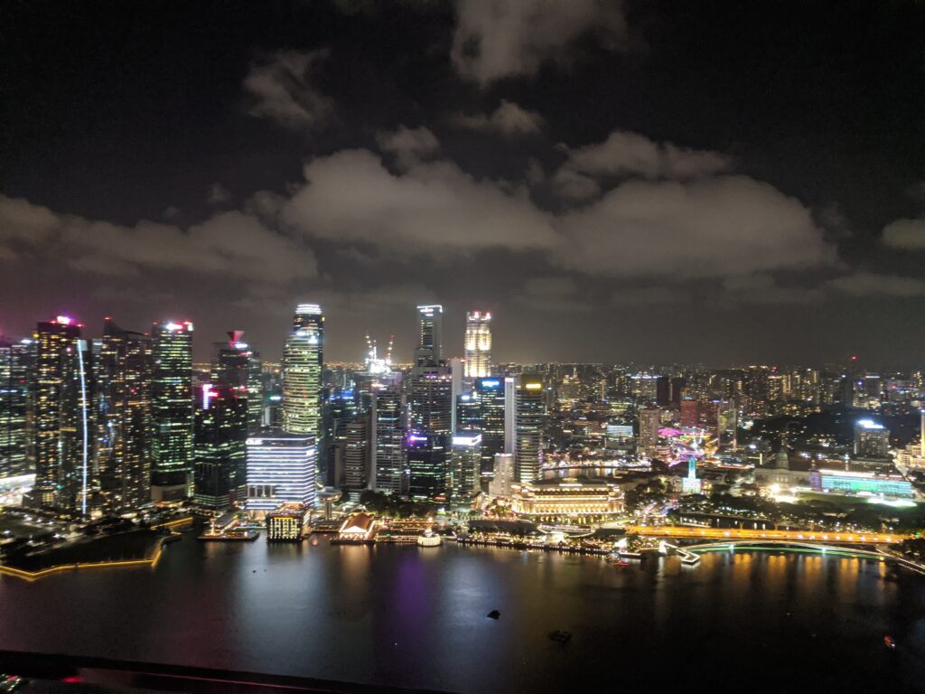 Singapore at night