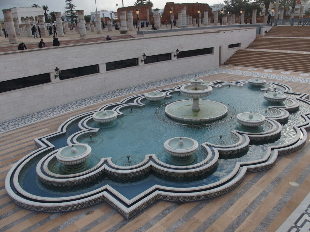 Fountain, Mohammed V Mausoleum, Rabat