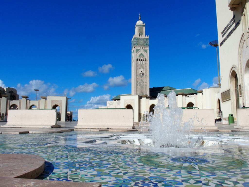 Fountain, Hassan II Mosque, Casablanca