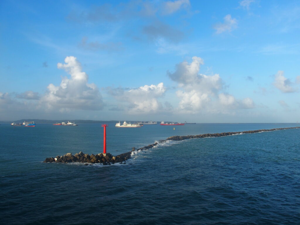 Panama Canal breakwater